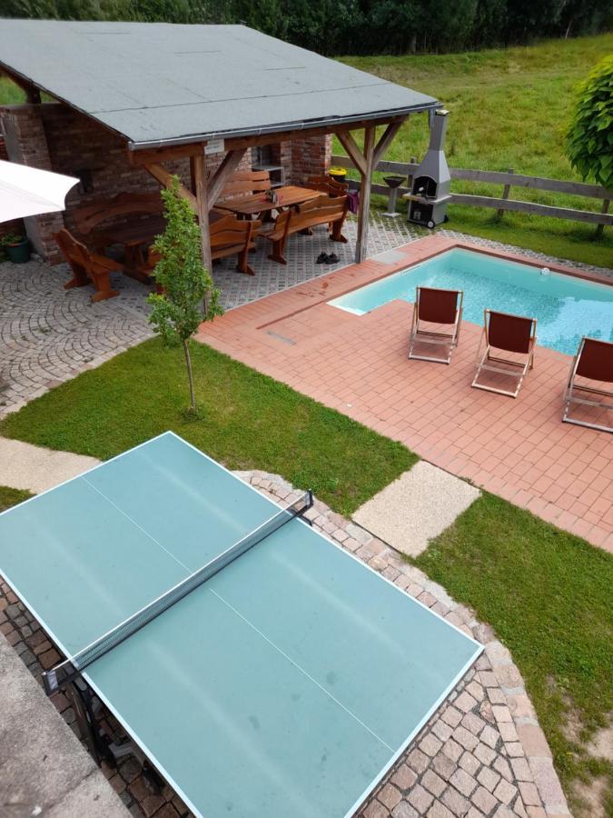 Ferienwohnungen Im Vogtland Heinsdorfergrund Bagian luar foto